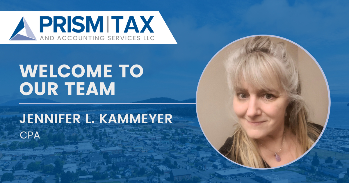 Prism Tax & Accounting Services welcomes Jennifer L. Kammeyer, CPA