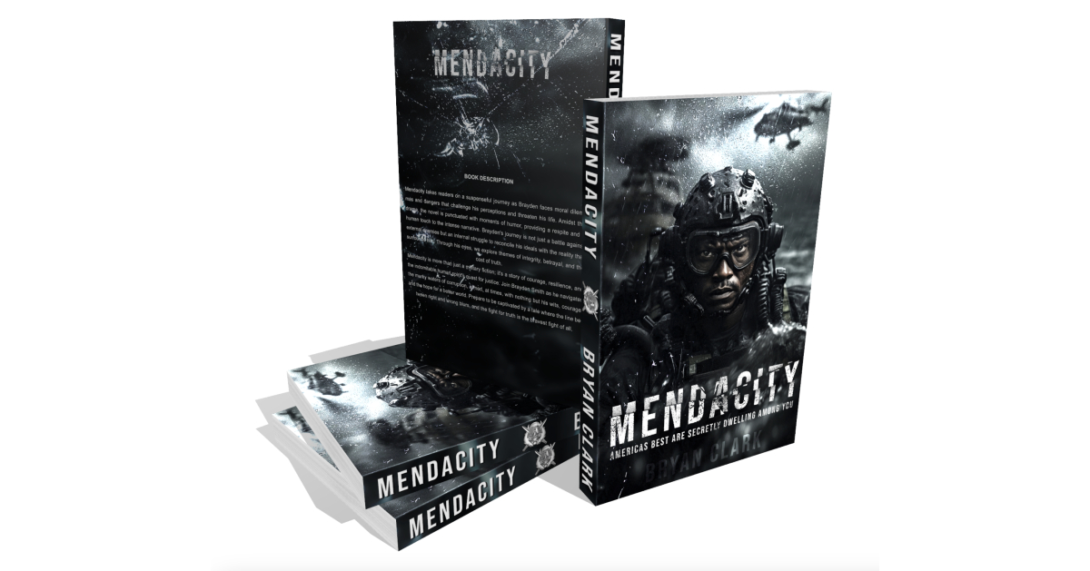 Bryan Clark, debut author at Black Trident Publishing, reveals Mendacity: A gripping journey of bravery and deception