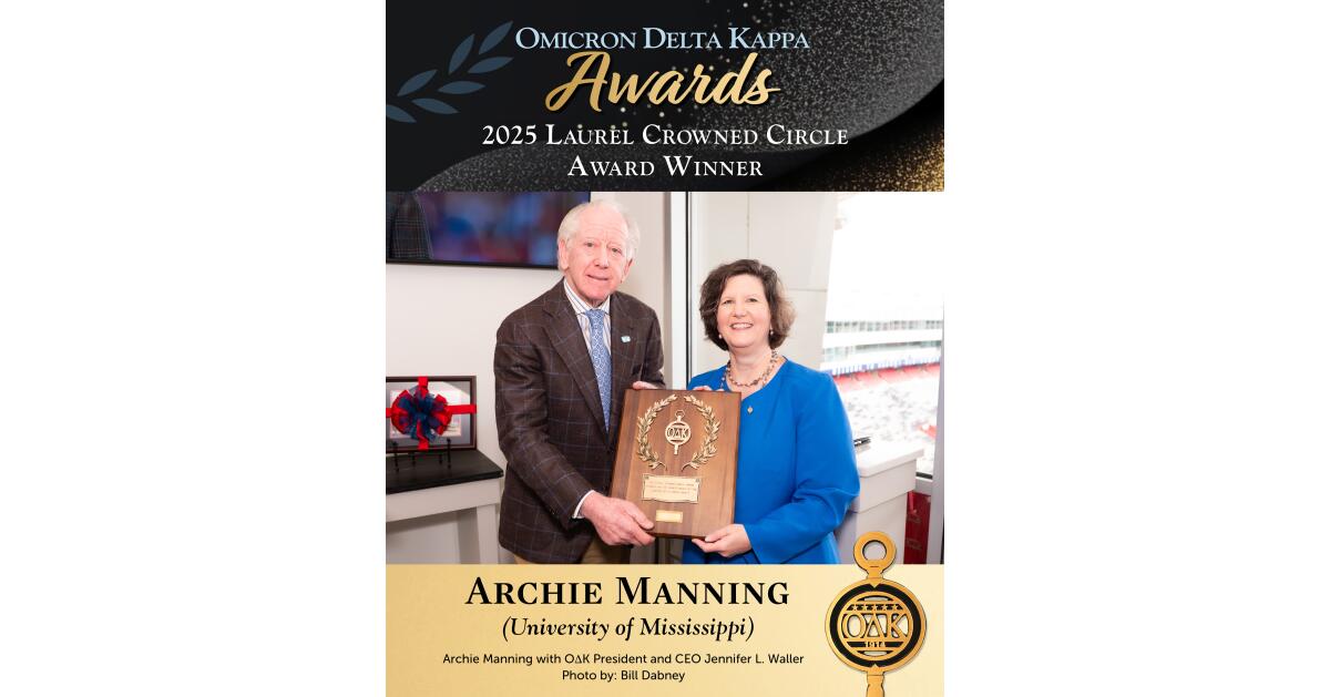 Archie Manning Named Omicron Delta Kappa’s 2025 Laurel Crowned Circle ...