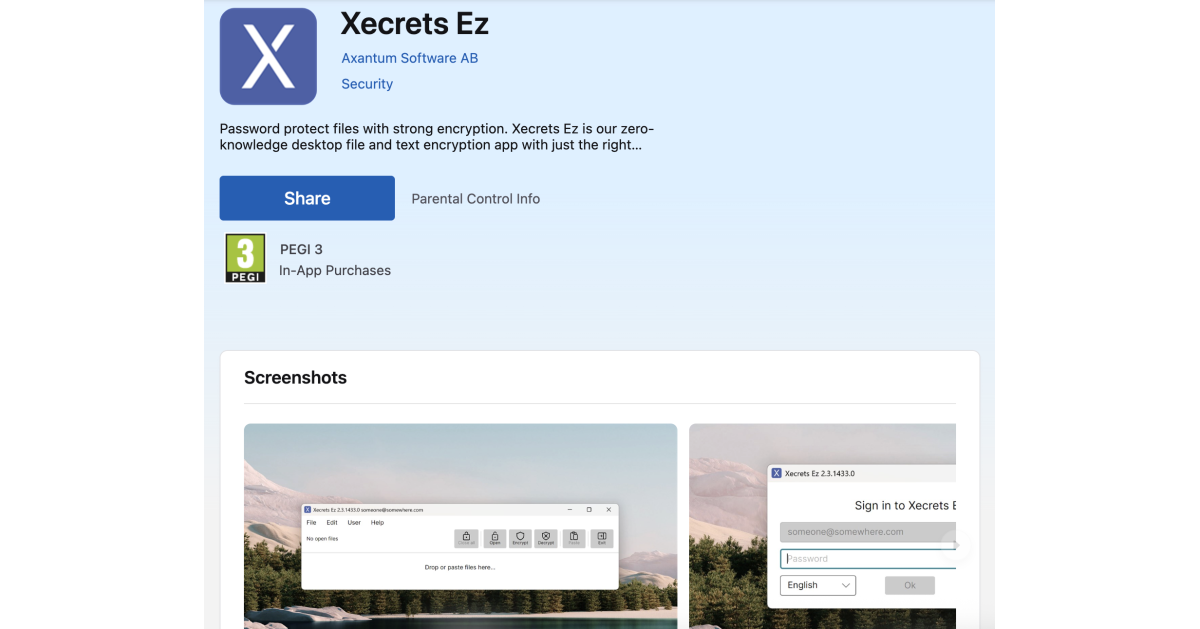 File Encryption Software Xecrets Ez Now Available on the Microsoft ...
