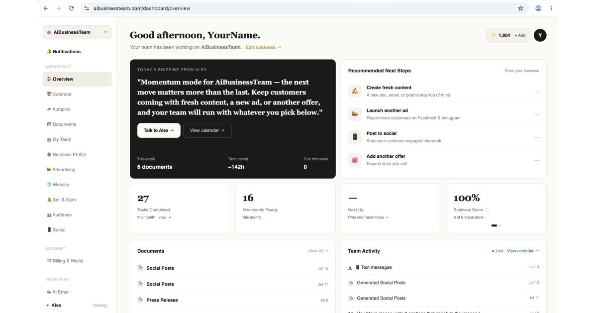 AiBusinessTeam Introduces “Email That Works Back” with Intelligent Routing and AI Auto-Replies