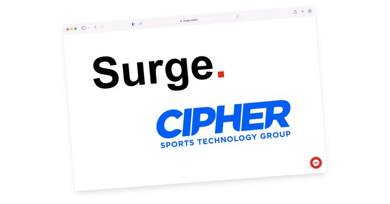 Surge.Media is Happy to Announce the Onboarding of Cipher Sports Technology Group as Its Latest Customer - Vimarsana News