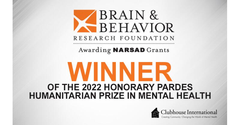 Clubhouse International Awarded 2022 Honorary Pardes Humanitarian Prize in Mental Health - Vimarsana News