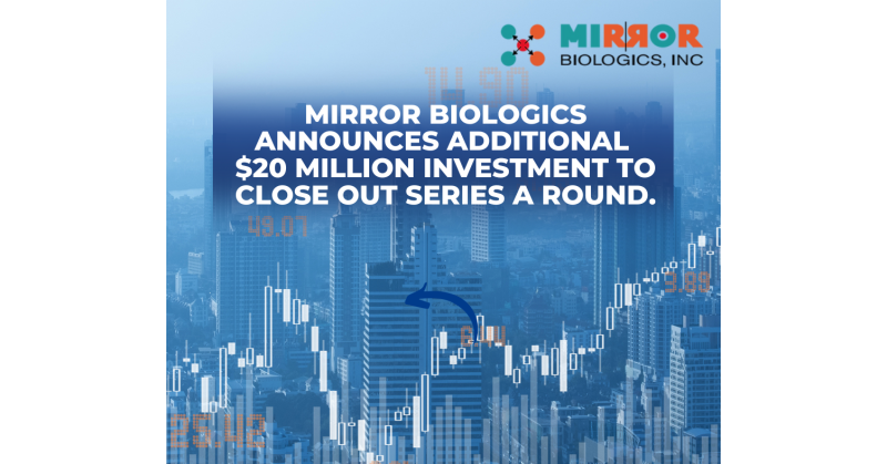 Mirror Biologics, Inc. Announces Additional $20 Million Investment to Close Out $30 Million Series A Investment Round - Vimarsana News