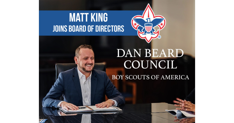 Matt King Joins Boys Scouts of America, Dan Beard Council Board of Directors - Vimarsana News