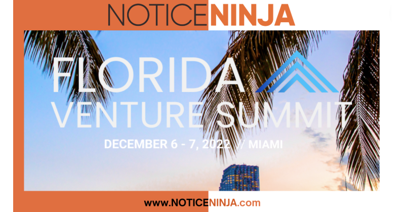NOTICENINJA SaaS, a Digital Notice Compliance Platform, Delivers Breakthrough Investor Presentation at Florida Venture Summit - Vimarsana News