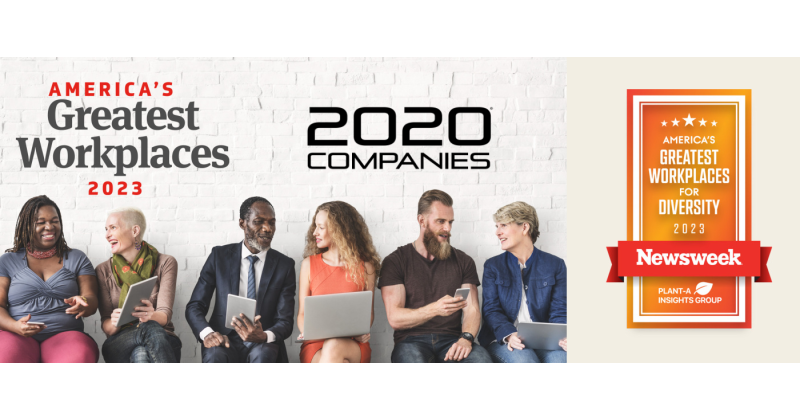 2020 Companies Listed as America's Greatest Workplaces 2023 for Diversity by Newsweek - Vimarsana News