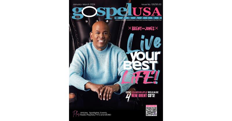 Brent Jones Graces Cover of Gospel USA Magazine - Vimarsana News
