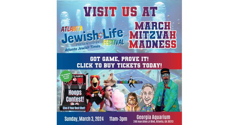 Atlanta Jewish Life Festival Presents March Mitzvah Madness March 3, 2024 - Vimarsana News