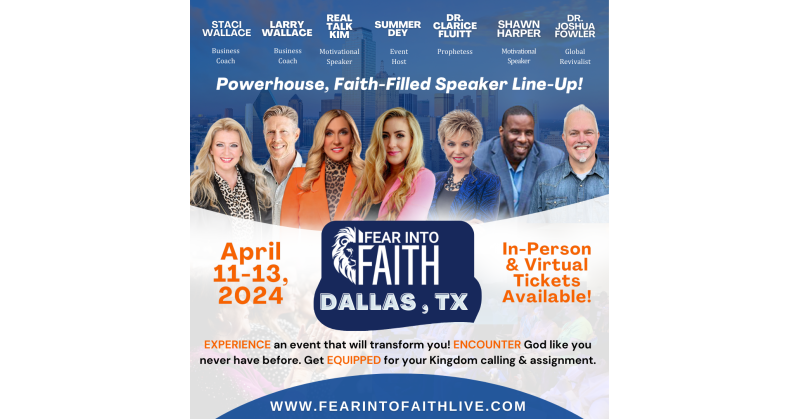 Summer Dey, a Girl in an RV, Gave Her "Yes" to God and Became the Voice of Fear Into Faith Ministries; Now, Her "Fear Into Faith Live" Event Comes to Dallas, April 11-13 - Vimarsana News