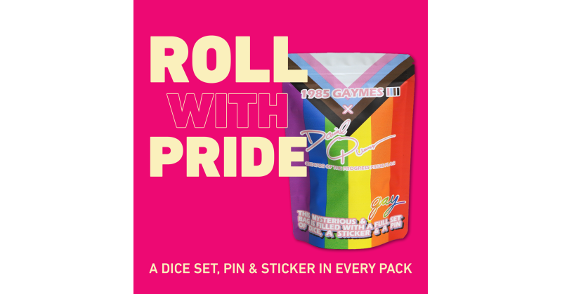 New From 1985 Games: Pride Mystery Dice Collaboration with Daniel