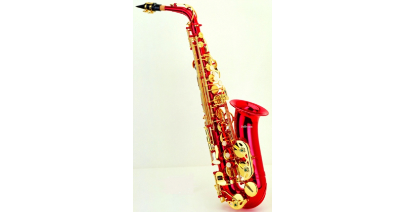 Brand New Jollysun Branded Red Alto Saxophone With Case. from