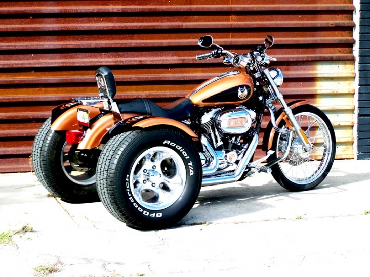 Sportster Trike Conversion Kit from Santiago Chopper