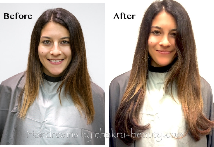 Hairdreams laserbeamer nano hair extensions from Chakra Beauty Salon