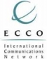 ECCO International Communications Network Logo