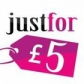 Justfor5pounds Logo