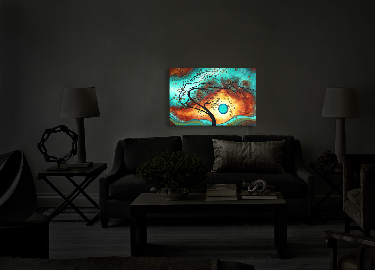 Introducing Illuminated Wall Art to Enjoy 24 Hours a Day. Art That Doubles as a Light from