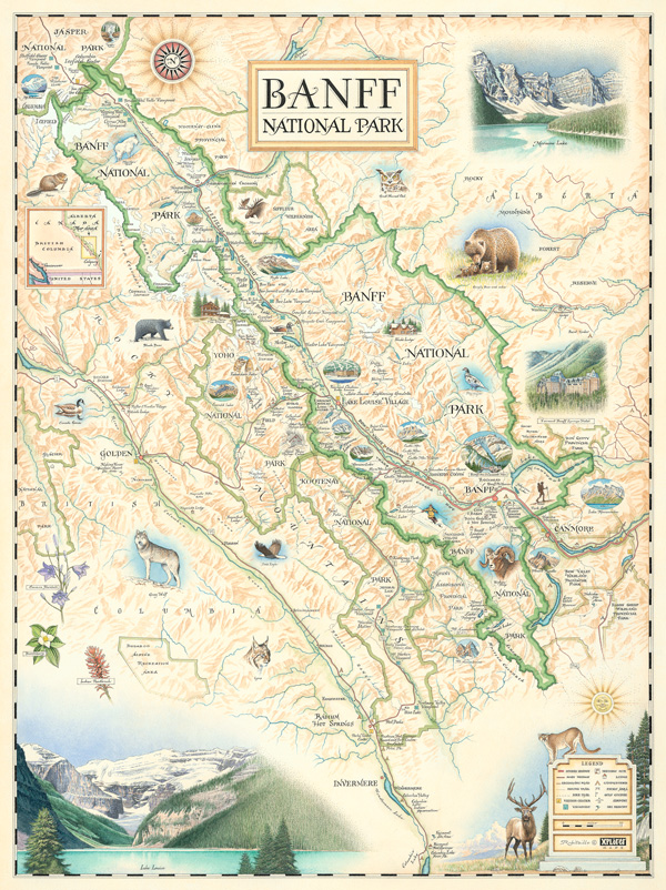 Xplorer Maps Announces The Release Of Banff National Park Pr Com