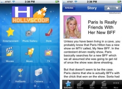 Hollyscoop.com Makes History Again with It's First of a Kind Application for Apple iPhone and iPod Touch