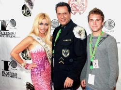 Dawna Lee Heising and Brandon McNeil of “Eye on Entertainment” Film Show on the Red Carpet  at the 2008 Los Angeles Music Awards