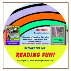 Reading Fun DVD .com Releases the Patches The Cat And Friends Reading Fun DVD Today