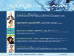 Aquage Master Class Academy in Miami