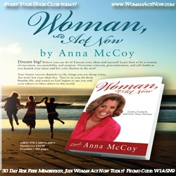 Author and Execution Coach, Anna McCoy to Host Woman Act Now Connect-Working Meeting in DFW Metroplex