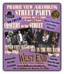 Prairie View A&M /Grambling State Street Party in the West End