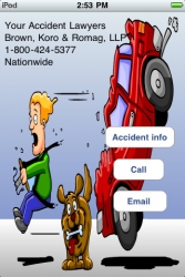 Free iPhone App Helps You at the Scene of a Motor Vehicle Accident