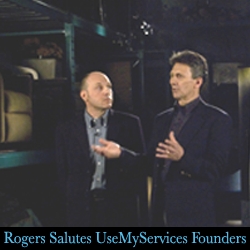 Rogers Salutes UseMyServices’ Founders as ‘Business Innovators’