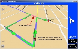 WorldNav Truck GPS Now Offers Mexico Maps