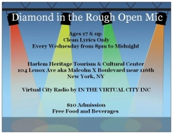 Diamond in the Rough Open Mic for All Ages Sponsored by Virtual City Radio