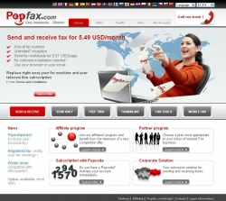 Popfax.com Introduces Its New Interactive Web Interface