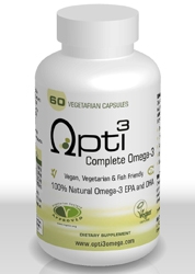 Opti3 Omega-3 Vegan EPA & DHA Supplement Goes Global