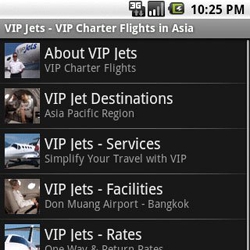 EuroAsia Communications Pte Ltd Launches iPhone, Android Application for VIP Jets Ltd