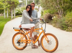 Tommy Bahama Electric Bikes Debut at Laguna Beach Grand Opening