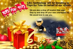 Toys for Tots Drop-Off Location Hosted by CS3 Technology