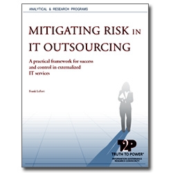 T2P Releases “Mitigating Risk in IT Outsourcing,” a Practical Framework for Control and Certainty in Externalized Service Initiatives