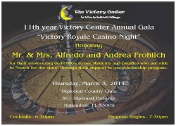 The Victory Center for Autism Will Host a "Victory Royale Casino Night" in Support of Children and Families Affected with Autism in South Florida
