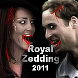 Prince William and Kate Middleton Eaten by Zombies at Royal Wedding in Binary Space's Game, Class 3 Outbreak