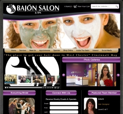 Bajon Salon Announces New Interactive Website - Streaming Video and Audio Hallmark Features