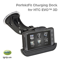 iGRIP's Vehicle Dock for HTC Evo 3D Now Available