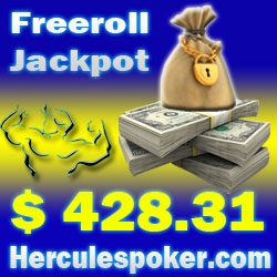 HerculesPoker Offers Easy Opportunity to Win $428.31 Freeroll Jackpot