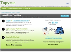 Instantly Convert Publications and Documents Into Mobile Apps with Tapyrus.com