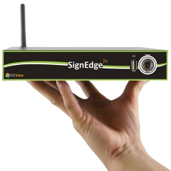 UCView’s Small Business-Friendly SignEdge Simplifies Starting, Running Digital Signage