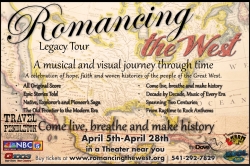 "Romancing the West" Tour Kicks Off Historical Concerts at Main Street Theaters in April