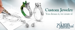 Express Your Individuality with 25karats.com’s Custom Jewelry Design