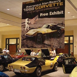 Historical Astronaut Corvette Displayed at the Corvette Chevy Expo - Dallas Market Hall