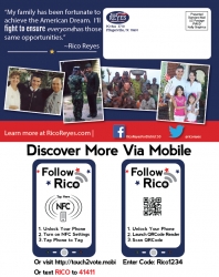CAMINTEL Touch2Vote™ Mobile NFC Campaign Solution Will Help Reyes Campaign Team Reach Out to Voters in Austin, TX