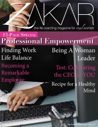 Radio Host Urges Black Women to "Lean-In" in Latest Issue of Zakar Life-Coaching Magazine